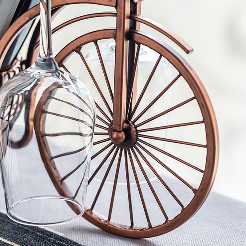 Glam Tabletop Wine Rack Metal Wine Bottle & Glass Rack for Living Room Clearhalo 'furn' 'furn_wine_racks' 'Furniture' 'Kitchen & Dining Furniture' 'Wine Racks' 'wine_racks' 1200x1200_3a261d2a-9fc0-4b30-b890-af50fc821554