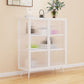 Glass Door Iron Sideboard Modern Server Cabinet with Storage for Kitchen Dining Room Clearhalo 'buffet_sideboard' 'Buffets & Sideboards' 'furn' 'furn_buffet_sideboard' 'Furniture' 'furniture_buffet_sideboard' 'Kitchen & Dining Furniture' 1200x1200_3a285d85-ec2e-404f-9389-0a3c046e0b73