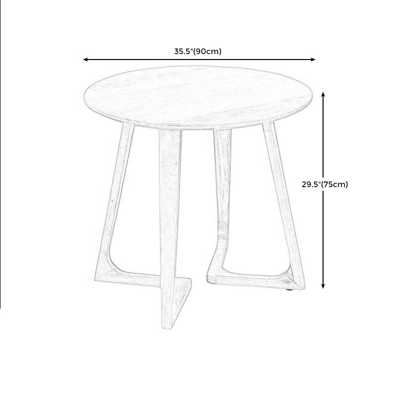 Living Room Solid Wood Abstract End Table Modern Round Top Sofa Side End Table Clearhalo 'Coffee & Accent Tables' 'End & Side Tables' 'end_side_table' 'end_side_tables' 'furn' 'furn_end_side_tables' 'Furniture' 'furniture_end_side_table' 'Living Room Furniture' 1200x1200_3a2c47da-c1c6-474d-8d27-97a3a0a376d3