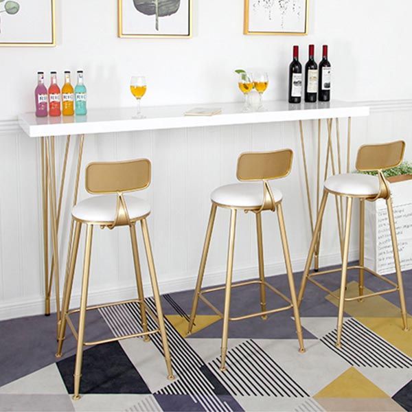 Glam Style 1/2/4-teiliges Stehtisch-Set aus Kunstmarmor, festes Tisch-Theken-Set für den Heimgebrauch