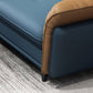 Blue 4-seater Faux Leather Tufted Pillow Top Arm Sectional Sofa Clearhalo 'furn' 'furn_sectionals' 'Furniture' 'Living Room Furniture' 'Sectionals' 1200x1200_3a30b7f0-de7a-4775-9368-6c188aa64040