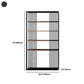 Contemporary Metal and Wooden Shelf Open Shelf Bookcase with Shelves Clearhalo 'Bookcases' 'furn' 'furn_bookcases' 'Furniture' 'Office Furniture' 1200x1200_3a34f2f1-21ae-4e1b-b85e-473c13084f2b