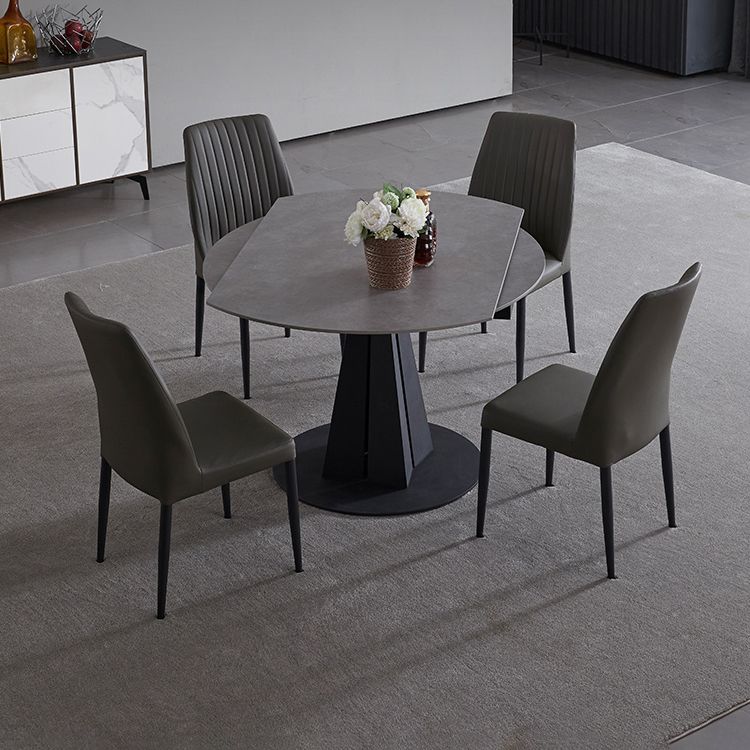 Modern 1/4/5/7 Pieces Dining Sintered Stone Dining Table Set for Kitchen Clearhalo 'Dining Room Sets' 'Dining Tables & Seating' 'dining_room_set' 'furn' 'furn_dining_room_set' 'Furniture' 'furniture_dining_room_set' 'Kitchen & Dining Furniture' 'kitchen&dining_furn' 'kitchen' 1200x1200_3a3a47b4-c1a7-4875-b2ac-1ffc6ee9132c