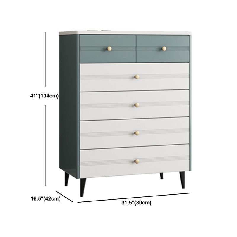Rectangle Wooden Chest, Contemporary Accent Chest with Drawers Clearhalo 'Cabinets & Chests' 'cabinets_chests' 'furn' 'furn_cabinets_chests' 'Furniture' 'Living Room Furniture' 1200x1200_3a3a7f9c-9f86-413f-8e50-dfd20bcf9dc3