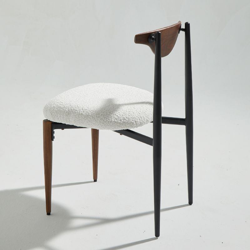 Upholstered Dining Chair Contemporary Open Back Side Chair for Dining Room Clearhalo 'Dining Chairs' 'Dining Tables & Seating' 'dining_chair' 'furn' 'furn_dining_chair' 'Furniture' 'furniture_dining_chair' 'Kitchen & Dining Furniture' 1200x1200_3a3e0e8c-8032-4761-b49b-5215aa6df26a