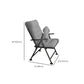 Polyester Blend Standard Recliner met getufte achterste maniaal-push back-recliner