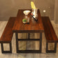 Rectangle Dining Furniture Solid Wood Dining Table for Dining Room