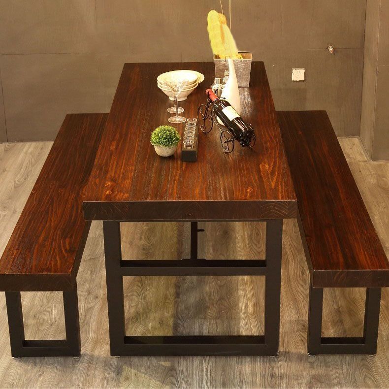 Rectangle Dining Furniture Solid Wood Dining Table for Dining Room