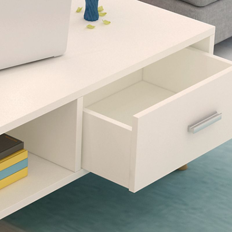 Tavolo da cocktail contemporaneo 4 gambe in legno con tavolino rettangolare singolo rettangolare