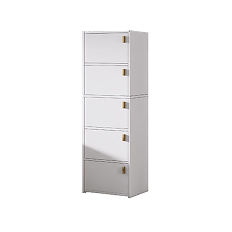 Modern Rectangle Chest White Wood Storage Cabinet with Drawer Clearhalo 'Cabinets & Chests' 'cabinets_chests' 'furn' 'furn_cabinets_chests' 'Furniture' 'Living Room Furniture' 1200x1200_3a4a58a3-3248-45c4-ab61-0f95991e7edb
