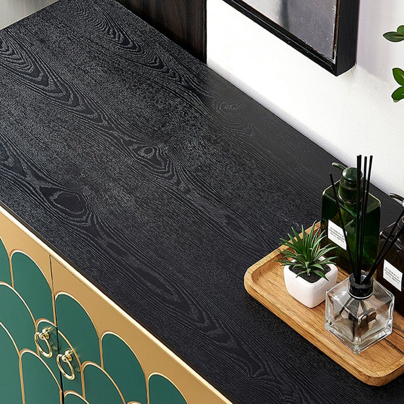 Glam Style Engineered Wood Buffet Table 15.7" Wide Sideboard Cabinet Clearhalo 'buffet_sideboard' 'Buffets & Sideboards' 'furn' 'furn_buffet_sideboard' 'Furniture' 'Kitchen & Dining Furniture' 1200x1200_3a4b0e51-3071-4c5e-9c14-f0e9f384454a