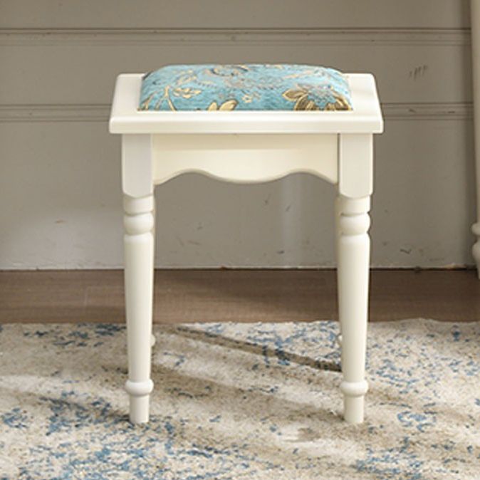 Ensemble de vanité blanc brillant avec tiroir commode moderne de pin à 2 dessins pour chambre à coucher