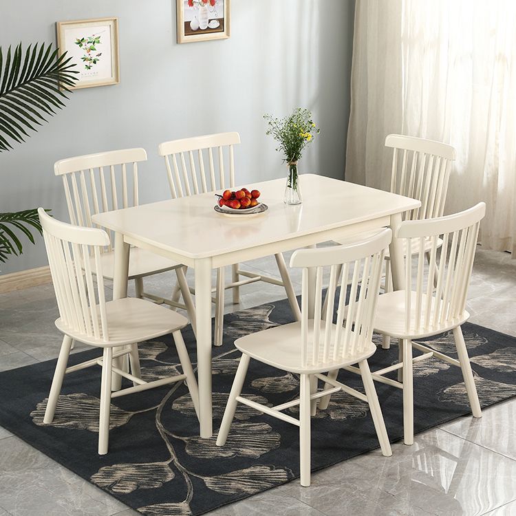 Contemporary Solid Wood Standard Dining Table Rectangle Shape Dining Table for Kitchen Clearhalo ' dining_table' 'Dining Tables & Seating' 'Dining Tables' 'furn' 'furn_dining_table' 'Furniture' 'furniture_dining_table' 'Kitchen & Dining Furniture' 'kitchen&dining_furn' 'kitchen' 'kitchen_dining_table' 1200x1200_3a4eade2-3b97-472a-aab6-974e2cdc8386