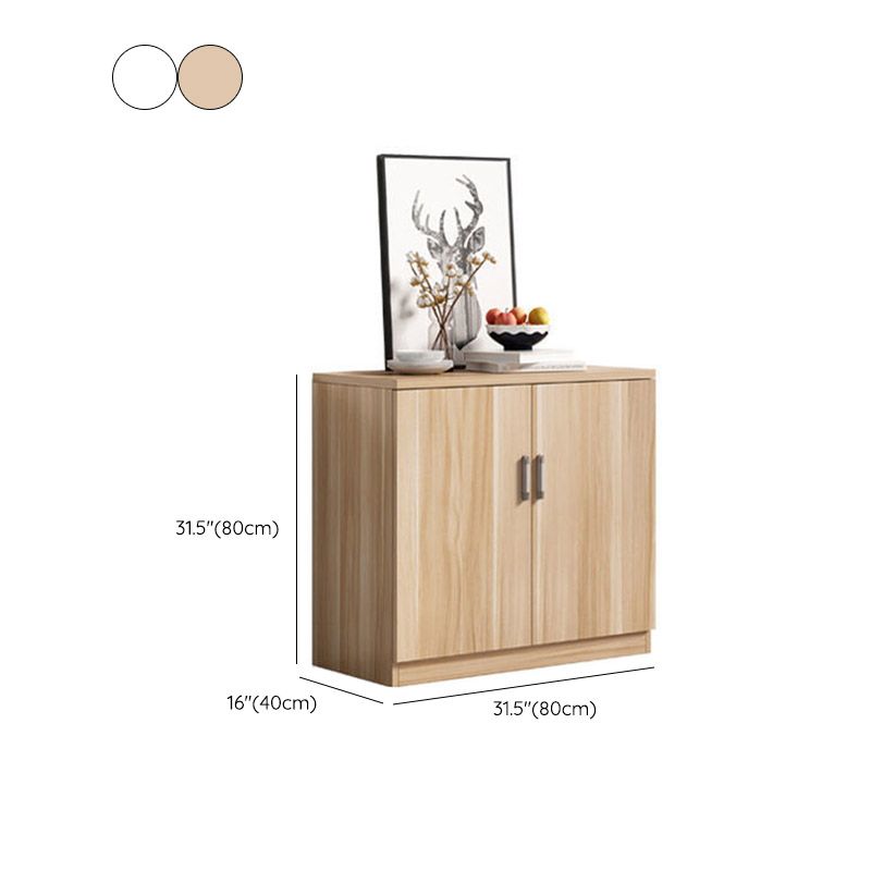 Mesa de buffet de madera gabinete aparador de estilo moderno con gabinetes