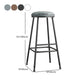 Scandinavian Backless Footrest Barstool Matte Finish Upholstered Home Stool Clearhalo 'Bar Furniture' 'Bar Stools' 'bar_stools' 'furn' 'furn_bar_stools' 'Furniture' 'furniture_bar_stools' 'Kitchen & Dining Furniture' 1200x1200_3a51a381-140a-4405-82bd-f09b9b46b2a4