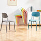 Scandinavian Open Back Dining Chairs Plastic Armless Dining Side Chair Clearhalo 'Dining Chairs' 'Dining Tables & Seating' 'dining_chair' 'furn' 'furn_dining_chair' 'Furniture' 'Kitchen & Dining Furniture' 1200x1200_3a53cf06-ba0c-409f-b9a2-442c61b70653