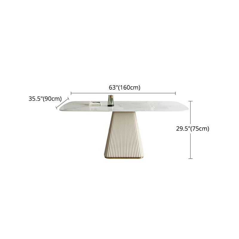 Designer Style 1/4/5/6/7 Pieces Dining Room Set Sintered Stone Dining Table Clearhalo 'Dining Room Sets' 'Dining Tables & Seating' 'dining_room_set' 'furn' 'furn_dining_room_set' 'Furniture' 'furniture_dining_room_set' 'Kitchen & Dining Furniture' 1200x1200_3a54283f-4387-4508-93ae-768626ede188