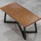 Rectangle Dining Table Simplicity Dinner Room Solid Wood Table with Metallic Base Clearhalo ' dining_table' 'Dining Tables & Seating' 'Dining Tables' 'furn' 'furn_dining_table' 'Furniture' 'furniture_dining_table' 'Kitchen & Dining Furniture' 'kitchen&dining_furn' 'kitchen' 'kitchen_dining_table' 1200x1200_3a564034-9a2b-4009-b290-794e4b26a41c