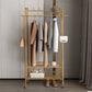 Modern Style Coat Rack Metallic Hooks Design Free Standing Coat Rack with Shelves Clearhalo 'Entry & Mudroom Furniture' 'furn' 'furn_hall_tree_coat_racks' 'Furniture' 'Hall Trees & Coat Racks' 'hall_tree_coat_racks' 1200x1200_3a567fc7-7a86-4db8-a1c8-29a7c75f81a6