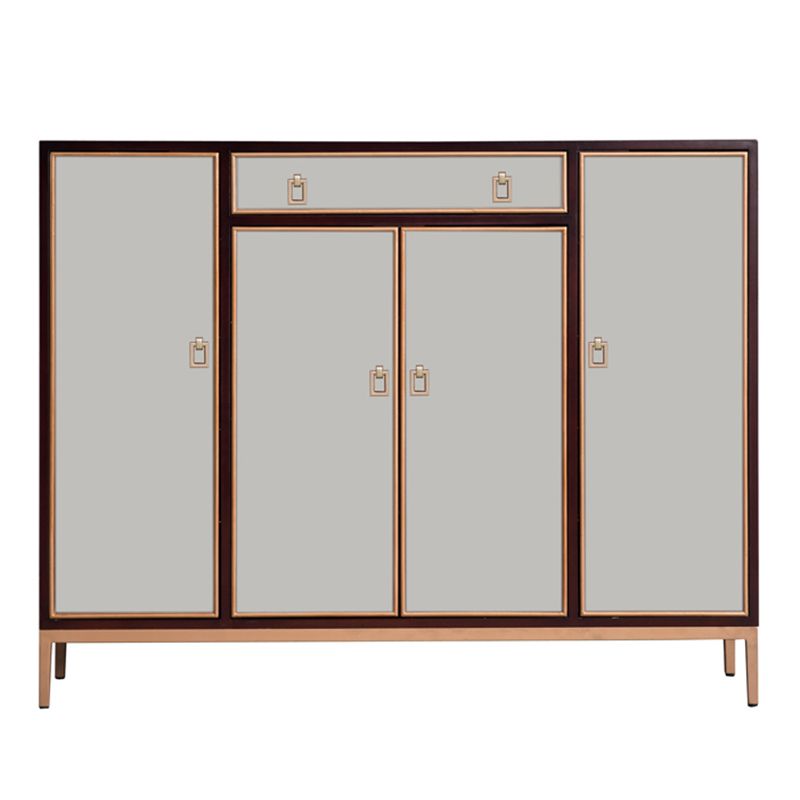 Tavolo da buffet moderno Scheda laterale in legno massiccio con armadi e cassetti