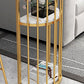Glam Style Storage Bar Table Gold Frame 42 Inch Height Table for Restaurant Clearhalo 'Bar Furniture' 'Bar Tables' 'bar_tables' 'furn' 'furn_bar_tables' 'Furniture' 'furniture_bar_tables' 'Kitchen & Dining Furniture' 'kitchen&dining_furn' 'kitchen' 1200x1200_3a574763-cfe4-43bc-b1a2-b46abb912a69