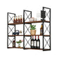 Industrial Style Wooden Bookshelf Wall Mounted Shelf Bookcase Clearhalo 'Bookcases' 'furn' 'furn_bookcases' 'Furniture' 'furniture_bookcases' 'kitchen' 'kitchen_bookcases' 'Living Room Furniture' 'Office Furniture' 1200x1200_3a5757c8-932f-4629-bca8-ecad02948a95