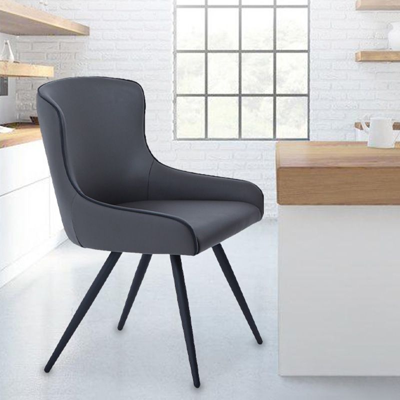 Contemporary Arm Chair Wingback Dining Room Chair for Indoor Clearhalo 'Dining Chairs' 'Dining Tables & Seating' 'dining_chair' 'furn' 'furn_dining_chair' 'Furniture' 'Kitchen & Dining Furniture' 1200x1200_3a59366a-7999-45ab-970f-c3b86db5da90