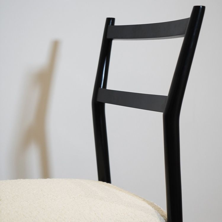 Upholstered Armless Dining Chairs Ladder Back Side Chairs with Metal Legs Clearhalo ' kitchen&dining_furn' 'Dining Chairs' 'Dining Tables & Seating' 'dining_chair' 'furn' 'furn_dining_chair' 'Furniture' 'furniture_dining_chair' 'Kitchen & Dining Furniture' 'kitchen' 1200x1200_3a5a2bac-d94e-47c1-8053-408be751844a
