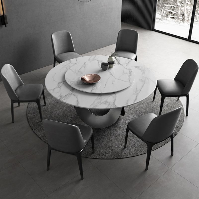 Converteerbare eettafel Grijze eettafel voor keukeneetkamer