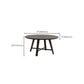 Mesa de comedor moderna mesa redonda de madera para comedor