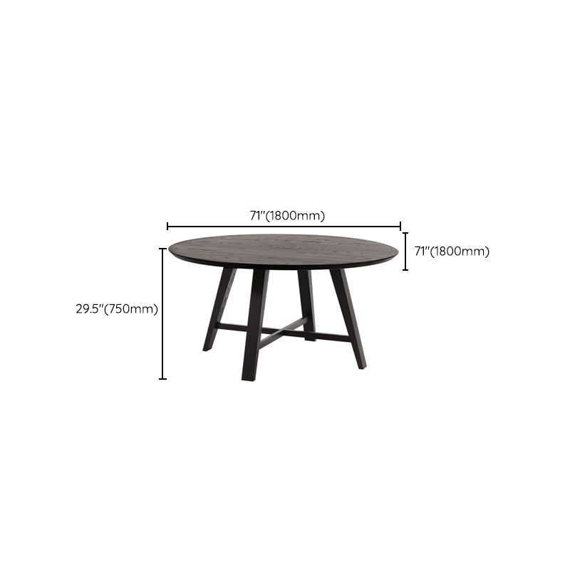 Mesa de comedor moderna mesa redonda de madera para comedor