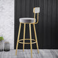 Scandinavian Round Low Back Barstools Upholstered Bar Stools Clearhalo 'Bar Furniture' 'Bar Stools' 'bar_stools' 'furn' 'furn_bar_stools' 'Furniture' 'furniture_bar_stools' 'Kitchen & Dining Furniture' 1200x1200_3a5ace1d-f0cb-49c4-ae45-4fd4d1cc6d98