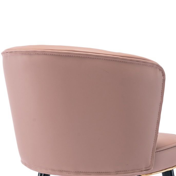Scandinavian Footrest Checkout Counter Stool Matte Finish PU Leather Barstool Clearhalo 'Bar Furniture' 'Bar Stools' 'bar_stools' 'furn' 'furn_bar_stools' 'Furniture' 'Kitchen & Dining Furniture' 1200x1200_3a5b3d74-e4de-4bcf-a7aa-9523f512ffce