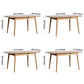 Contemporary Rectangle Dining Table Oak Solid Wood Table with 4 Legs for Dining Room Clearhalo ' dining_table' 'Dining Tables & Seating' 'Dining Tables' 'furn' 'furn_dining_table' 'Furniture' 'furniture_dining_table' 'Kitchen & Dining Furniture' 'kitchen&dining_furn' 'kitchen' 'kitchen_dining_table' 1200x1200_3a5d2d8f-bd2d-48e0-b8b3-e5e18beda280