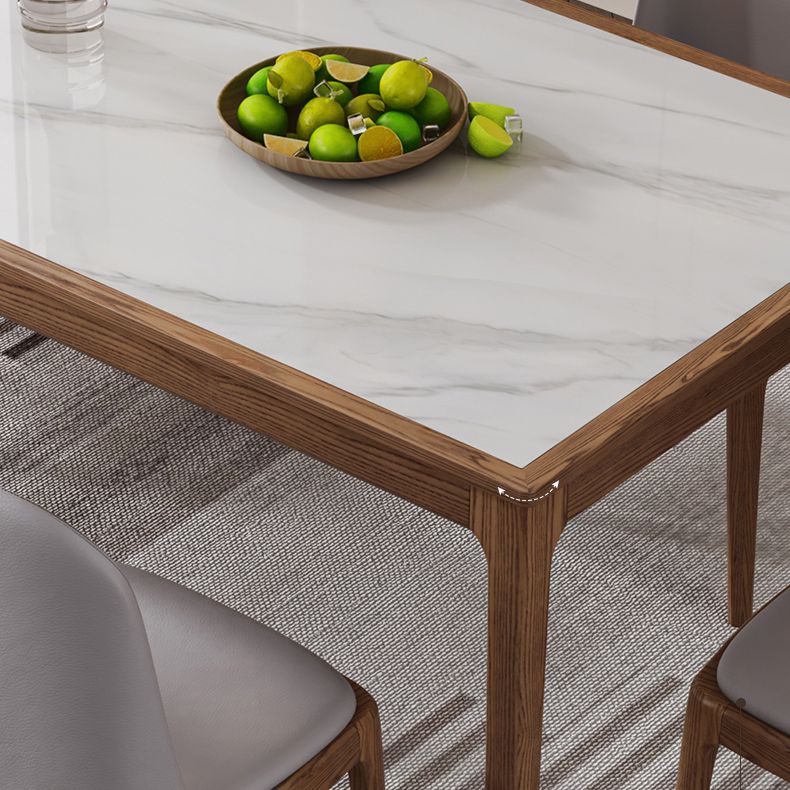 1/5/7ピースモダンな焼結石トップ4脚ダイニングセット