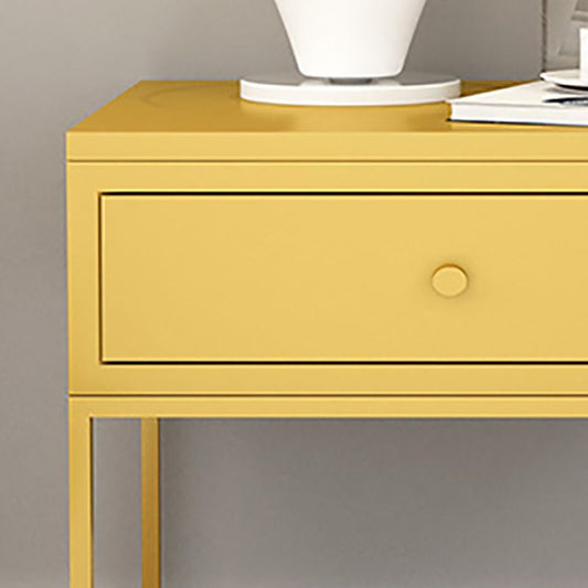 Metal cama de la cama de metal Nights Accent Mesa Nightsntand con cajón