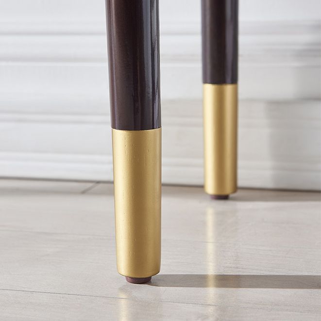 Mid-Century Modern Wood Console Table Rectangle Black Console Sofa Table for Hall