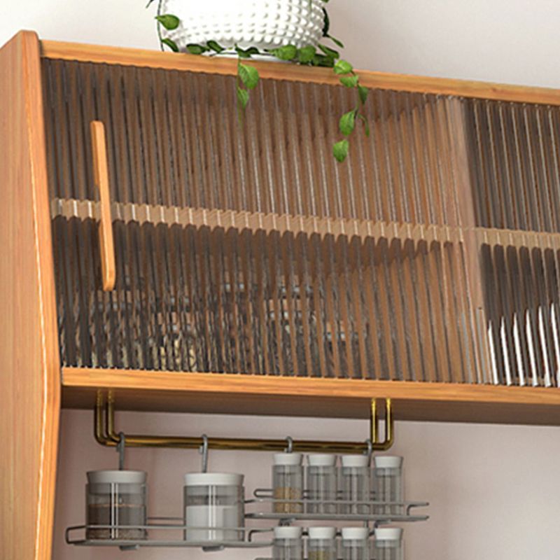 Server da pranzo contemporaneo con porte scorrevoli Server a buffet in legno massiccio