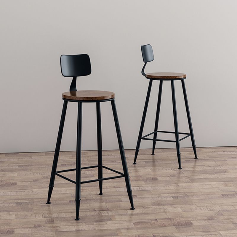 Industrial Style Barstool Indoor Metal 4 Legs Bar Stool for Coffee Shop Clearhalo 'Bar Furniture' 'Bar Stools' 'bar_stools' 'furn' 'furn_bar_stools' 'furniture_bar_stools' 'Kitchen & Dining Furniture' 'kitchen&dining_furn' 'kitchen' 'kitchen_furn' Furniture' 1200x1200_3a62be92-d09e-458b-8b38-aff95b94a7f6