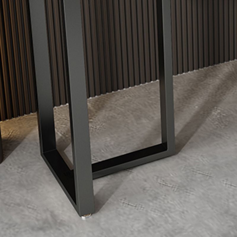 11" Wide Stone Contemporary Console Table Rectangle End Table