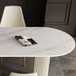 Metal Contemporary Free Form Dining Table Sintered Stone Table for Dining Room Clearhalo ' dining_table' 'Dining Tables & Seating' 'Dining Tables' 'furn' 'furn_dining_table' 'Furniture' 'furniture_dining_table' 'Kitchen & Dining Furniture' 'kitchen&dining_furn' 'kitchen' 'kitchen_dining_table' 1200x1200_3a66a2f6-4d7f-454a-a103-c56b2d2c292d
