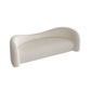 Curved Wool Sofa White Contemporary Sloped Armed Sofa - 33.46" D Clearhalo 'furn' 'furn_sofas' 'Furniture' 'Living Room Furniture' 'Sofa' 'sofas' 1200x1200_3a678080-8296-47b1-a635-065fdbc1d8f2