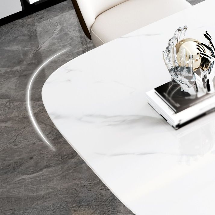 Luxury Sintered Stone Top Dining Set Rectangle 1/4/5/6 Pieces Dining Table with Chairs Clearhalo 'Dining Room Sets' 'Dining Tables & Seating' 'dining_room_set' 'furn' 'furn_dining_room_set' 'Furniture' 'furniture_dining_room_set' 'Kitchen & Dining Furniture' 1200x1200_3a678b26-a8b3-4d3d-a5aa-1d7365762a3c