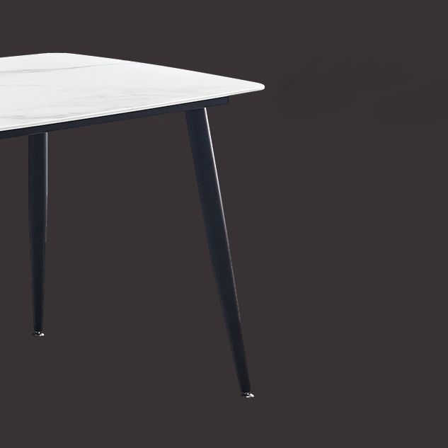 Modern Sintered Stone Dining Table Set 1/2/7 Pieces Home Dining Room Set Clearhalo 'Dining Room Sets' 'Dining Tables & Seating' 'dining_room_set' 'furn' 'furn_dining_room_set' 'Furniture' 'Kitchen & Dining Furniture' 1200x1200_3a67e53f-de17-4e0d-9a22-bc31857aa0f0