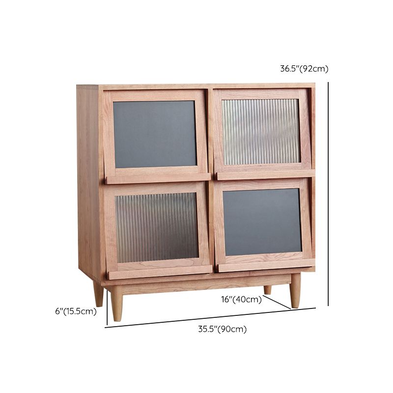 Sideboard in legno Stile moderno Minimalista Casa Rettangolare Sideboard Tavolo con porta