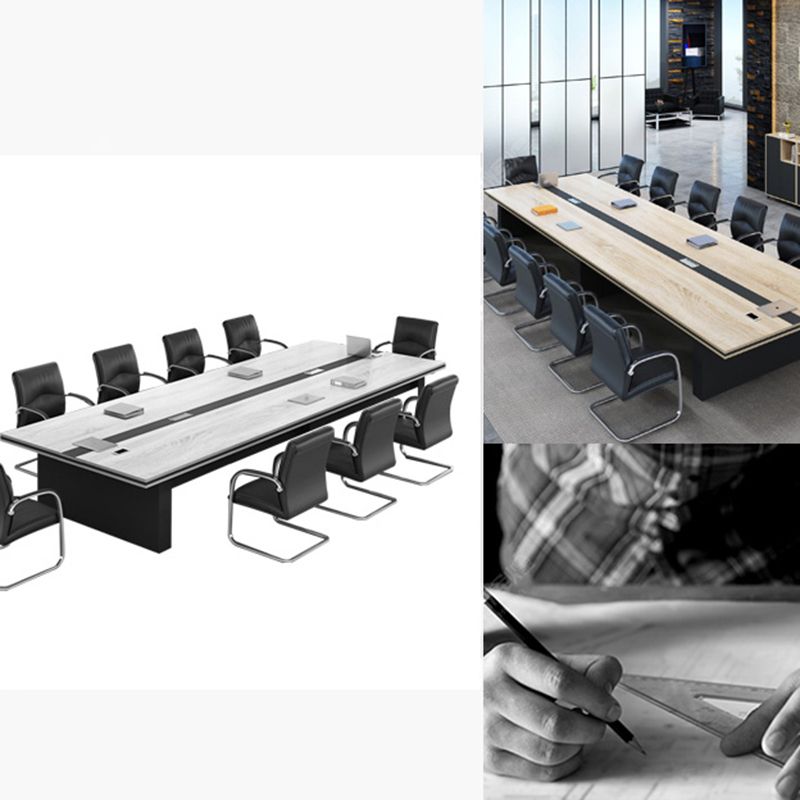 Industriële kantoorbureau vervaardigd hout 29,25 inch Hoogte Computer Desk