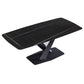 Black Sintered Stone Top Rectangle Dining Table Industrial Kitchen Table with Pedestal Base Clearhalo ' dining_table' 'Dining Tables & Seating' 'Dining Tables' 'furn' 'furn_dining_table' 'Furniture' 'furniture_dining_table' 'Kitchen & Dining Furniture' 'kitchen&dining_furn' 'kitchen' 'kitchen_dining_table' 1200x1200_3a6da3e0-3d34-44e6-8158-672446a0accf