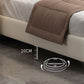 Letto in legno in legno glam Fucice in fico del letto standard con gambe per camera da letto
