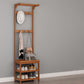 Midcentury Modern Hall Stand Wooden Hall with Scaffali