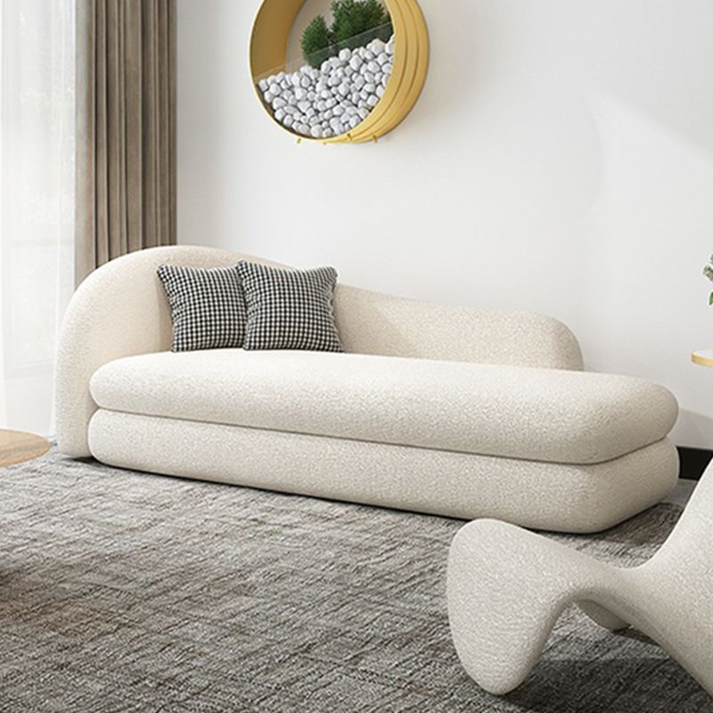 Sloped Arm Curved Sofa Contemporary Tight Back in Beige for Living Room Clearhalo 'furn' 'furn_sofas' 'Furniture' 'Living Room Furniture' 'Sofa' 'sofas' 1200x1200_3a72ae51-9e62-4d47-974e-80bcd5031b93